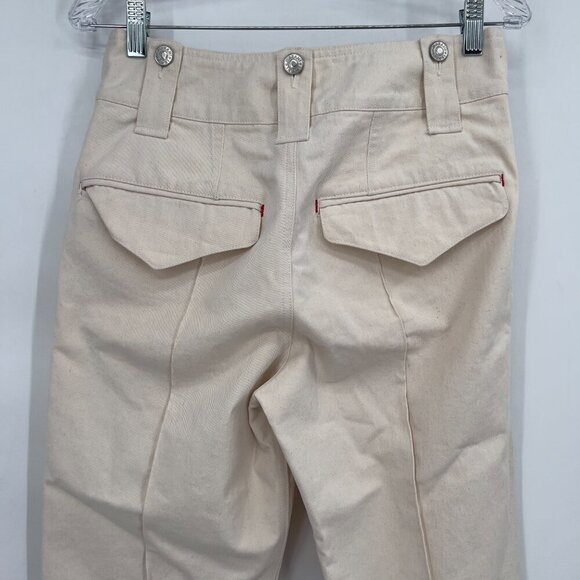 Isabel Marant Étoile Dilirok Pants in Light Beige Shade Size 36 (USA 4 )NWT - Picture 5 of 16